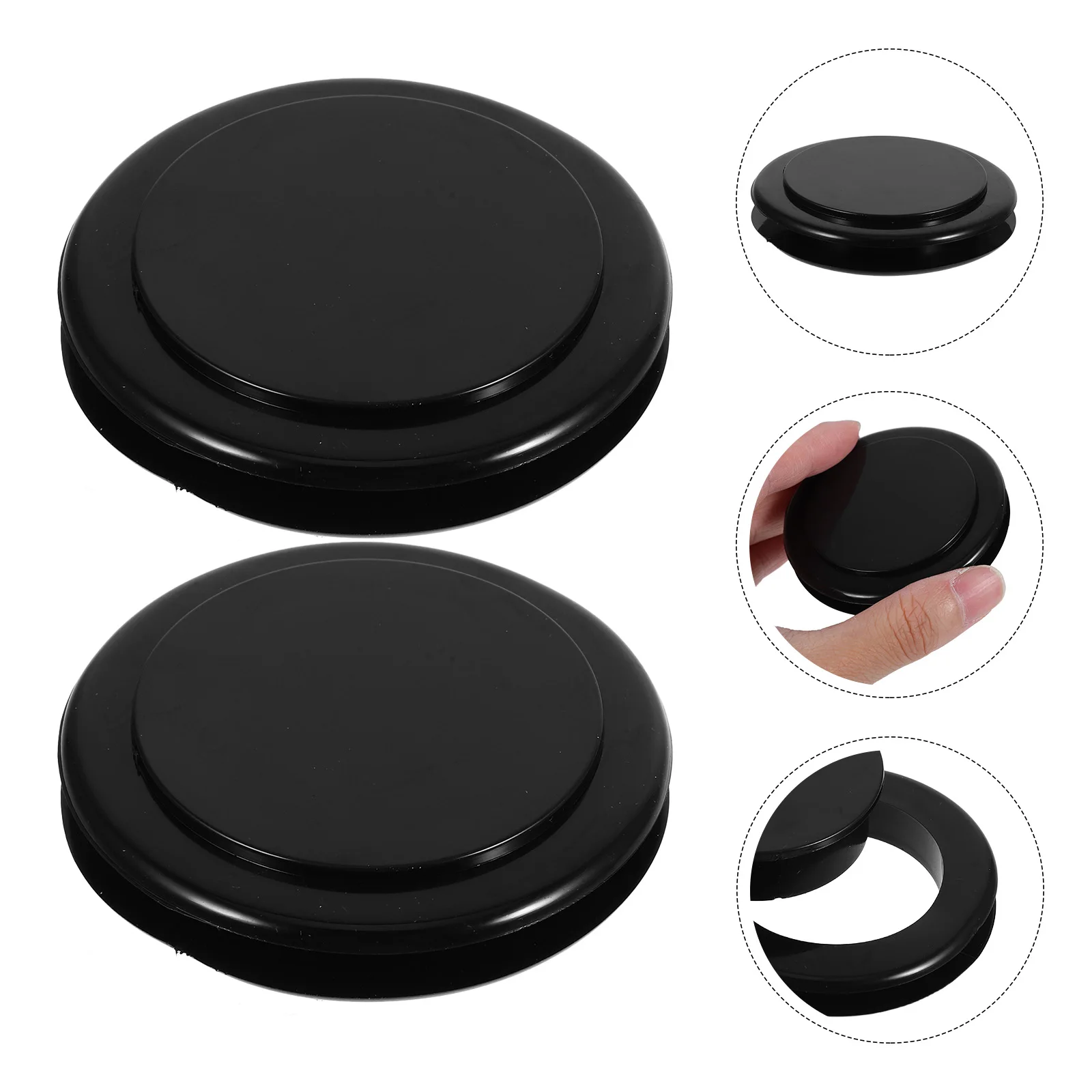 

2 set Sun Table Hole Set Durable Pvc Outdoor For Glass Patio Tables Heat Resistant Easy Install Stable Windproof Protection