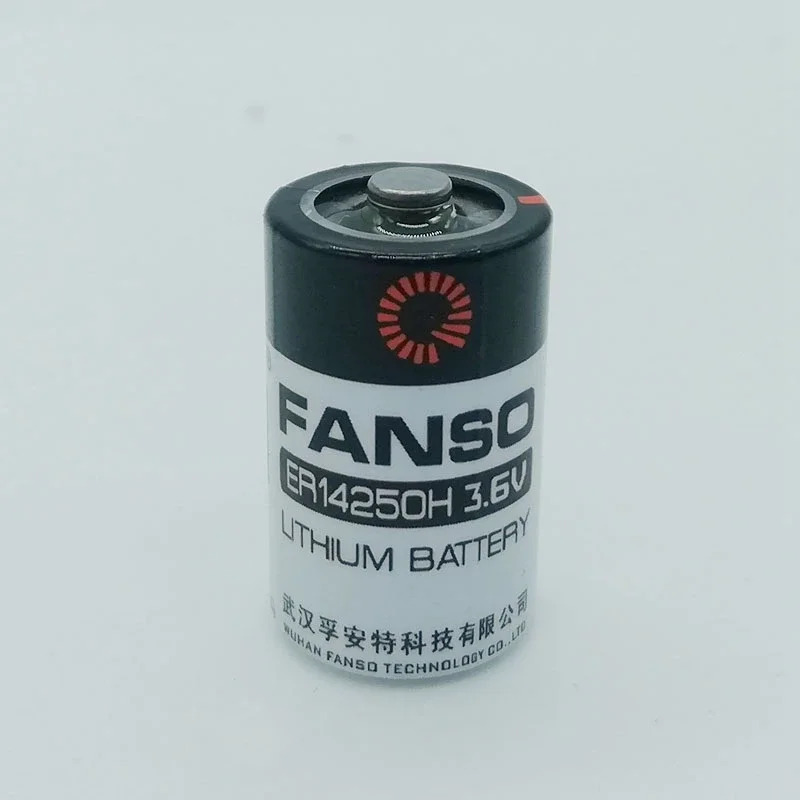 1pce ER14250H 3.6V With Black Plug Disposable Lithium Battery