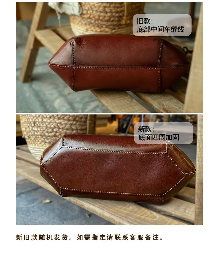 fashion luxury first layer cowhide handbag casual designer handmade genuine leather multifunctional shoulder crossbody bags