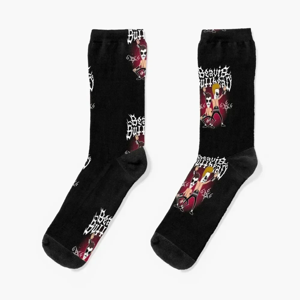 

Beavis and Butthead - Funny Black Metal T-ShirtHeavy Metal ShirtCorpse Paint T-ShirtGoth Shirt Socks hip hop Men's Socks Women's