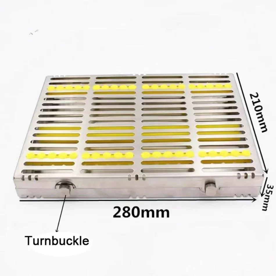 Pudełko do zarządzania instrumentami implantu dentystycznego Pudełko do umieszczania jamy ustnej ze stali nierdzewnej 5 sztuk, 10 sztuk, 20 sztuk Pudełko do zarządzania narzędziami