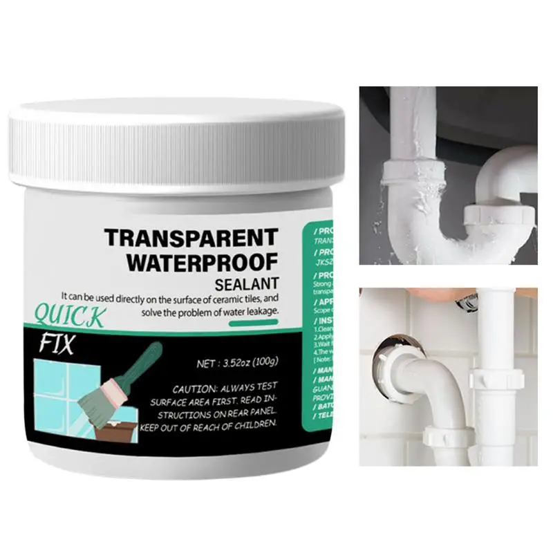 Waterproof Adhesive Clear Roof Repair Paint Waterproof Anti-Leakage Concrete Sealant Invisible Waterproof Agent For Roofs Walls