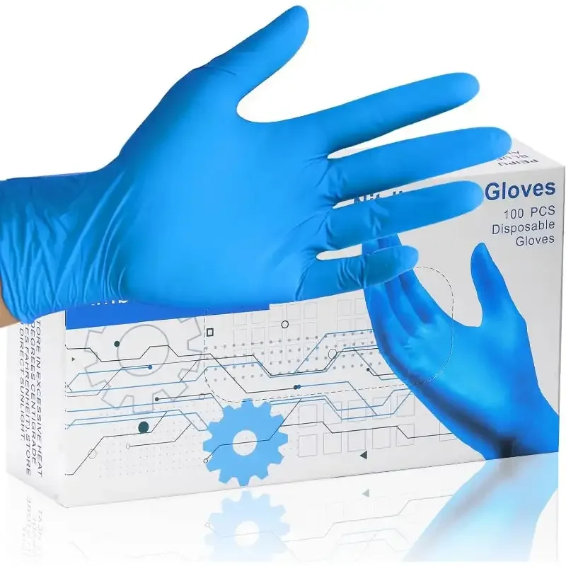 Nitrile Exam Gloves Disposable Gloves，Powder Free, Cleaning Service Gloves, Latex Free