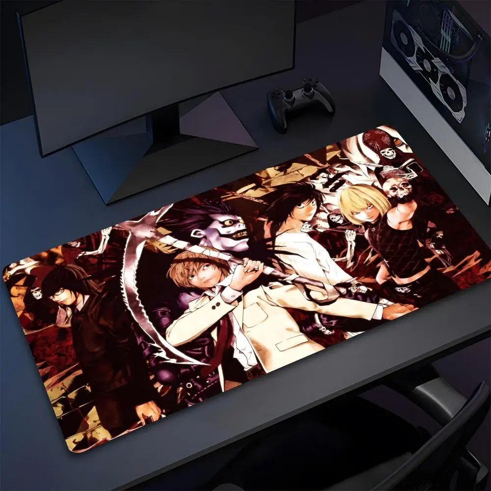 New hot anime D-DEATHNOTEES  Mouse Pad Trendy brand cool & simple style rubber mouse pad oversized edge-locked student dormitory