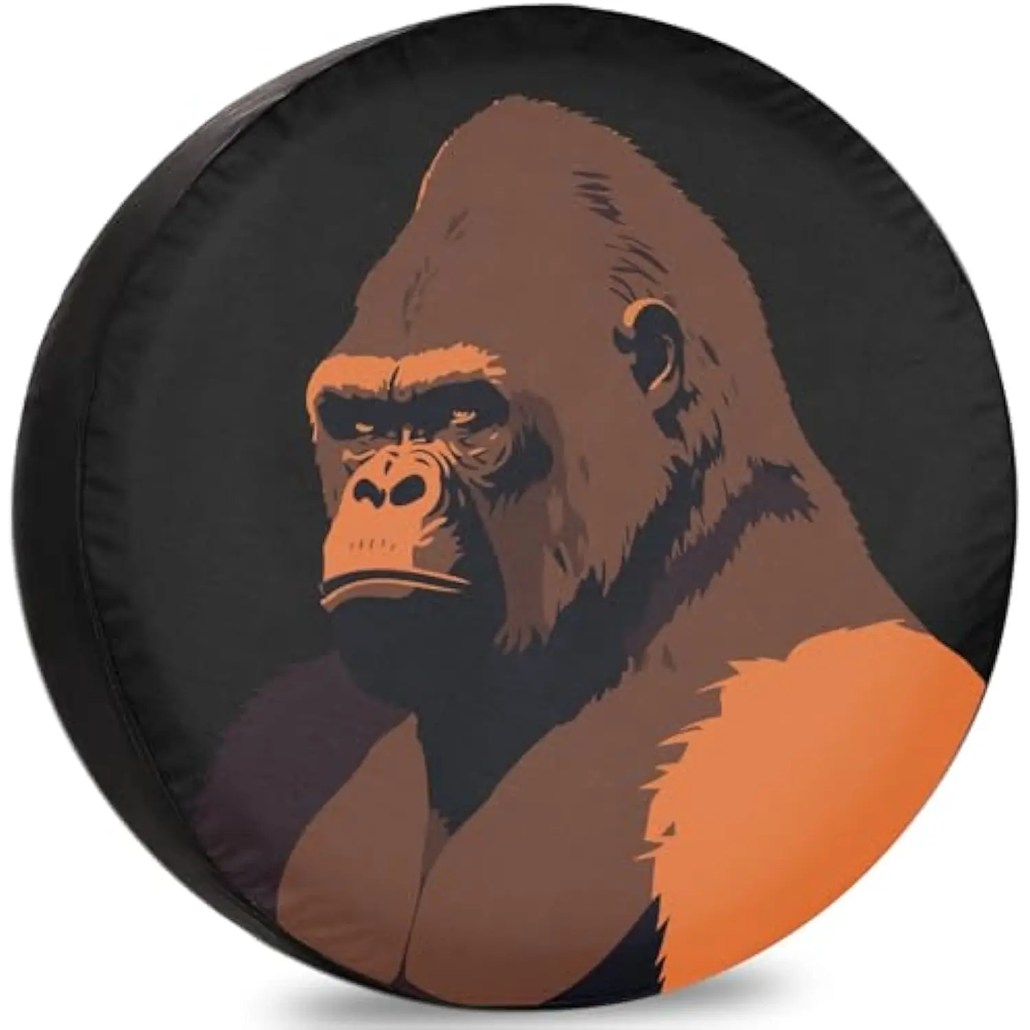 

Gorilla Face Spare Tire Cover Durable Protector for RV Camper Travel Trailer SUV Van Wheel
