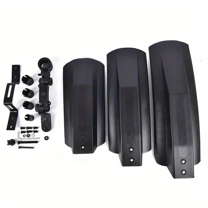 1 Set Fat Tire Bicycle Fenders Front Rear Snow Mountain Bike Mud Guard Fender Cycling Accessories - view 5