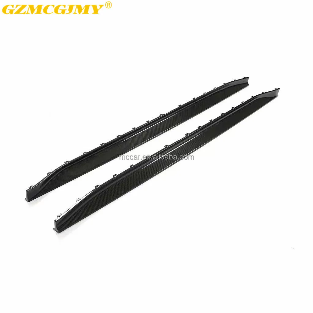 

High quality M3 M4 3D dry carbon material side skirts suitable for BMW G80 G82 3D carbon fiber side skirts