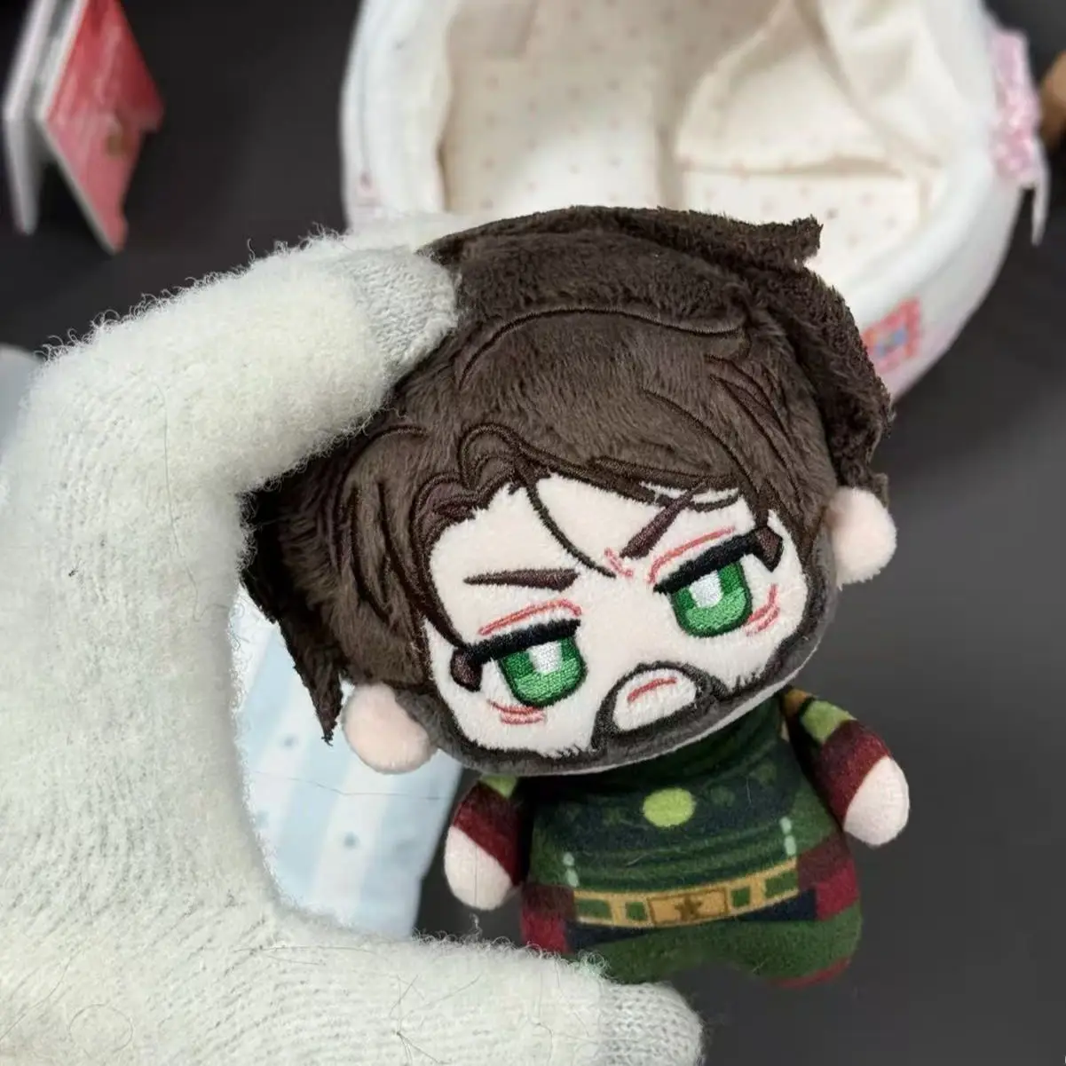 10cm Stuffed The Homelander Plushie Toys Anime The Boys Soldier Peripherals Plush Dolls Backpack Decorative Pendant Xmas Gifts