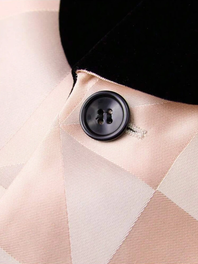 طقم بدلة وفستان رجالي، مقاس نحيف، طقم مكون من قطعتين، جاكيت وسروال فاخر للحفلات والعشاء