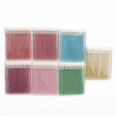 500pcs of disposable crystal stick lip brush lipstick brush lip gloss brush makeup brush grafting eyelash cleaning cotton swab