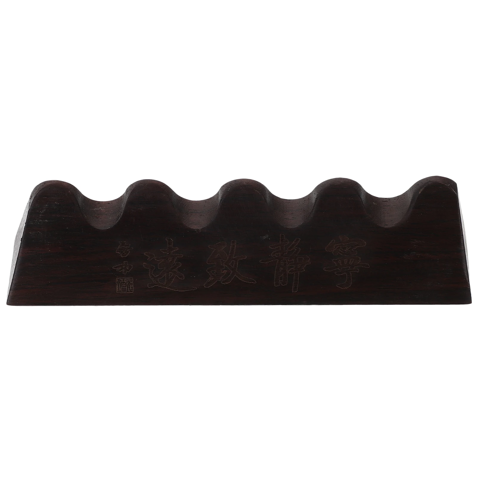

Calligraphy Brush Wooden Pen Rest Storage Tool Retro Chinese Style Painting Brush Holder Desk Organizer 67 Slots Paint Stand
