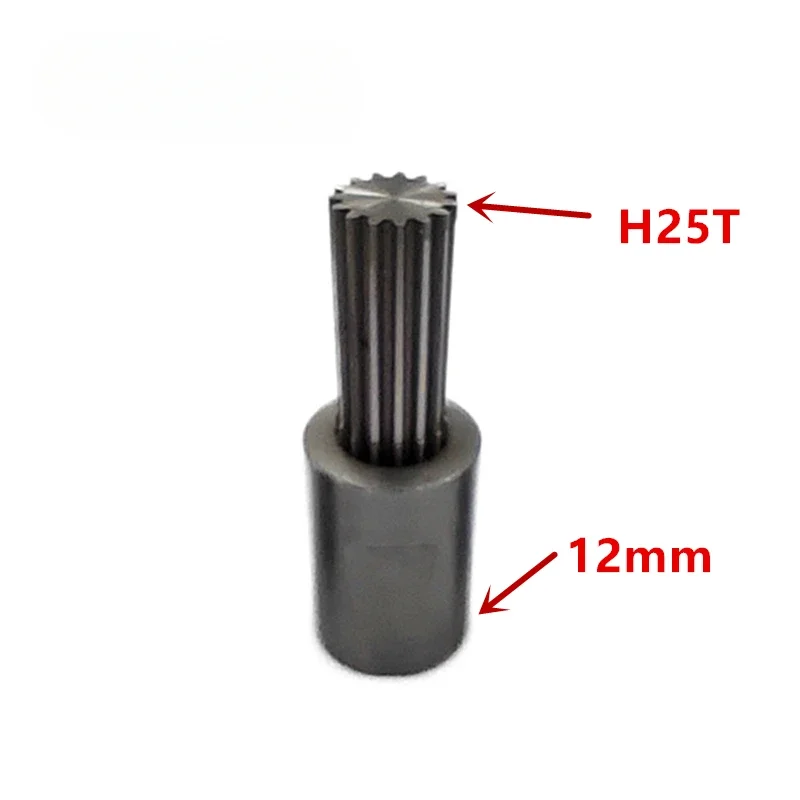 H25T Servo Spline Rotary Broach Punch Tools Output Shaft Punching Bit Holder High Speed Steel Material Can be Customized