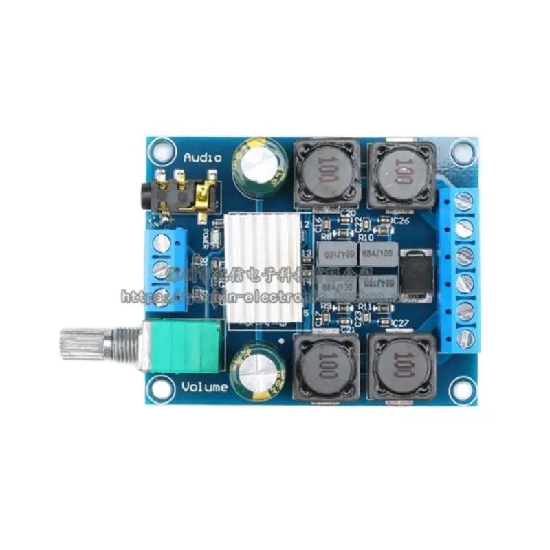 TAP3116D2高出力デジタルパワーアンプ,オーディオ,PC,小型,デュアルチャネル,2x50W