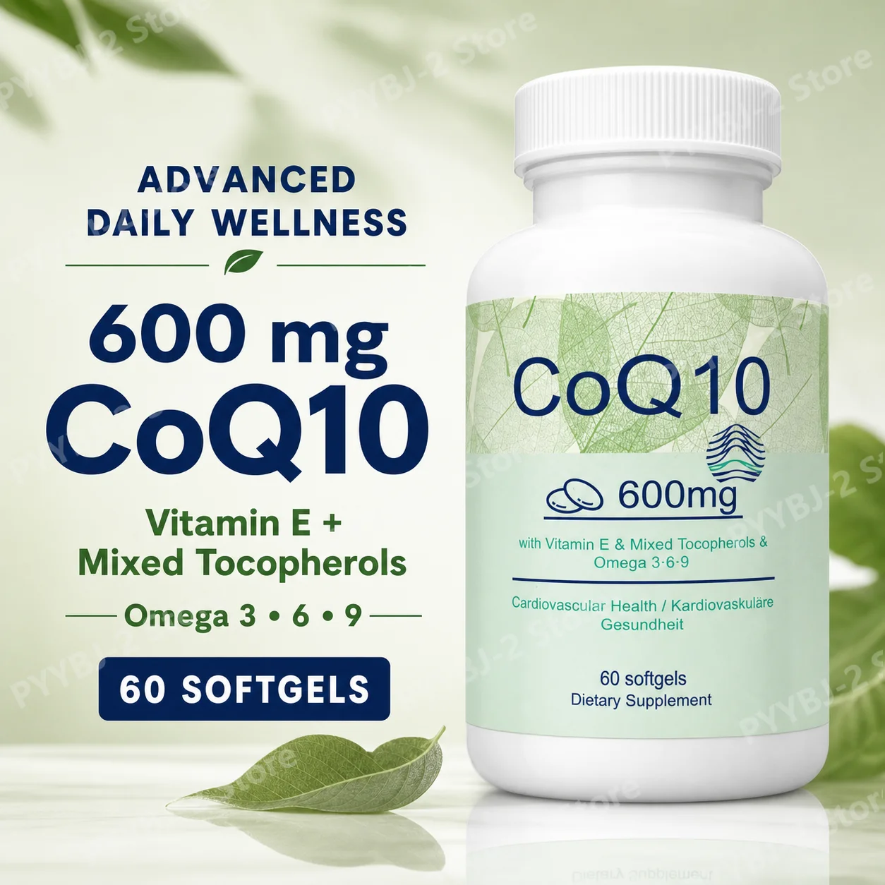 Coq10 Ubiquinol Softgel - CoQ10 Ubiquinol Softgels Support Cardiovascular Health