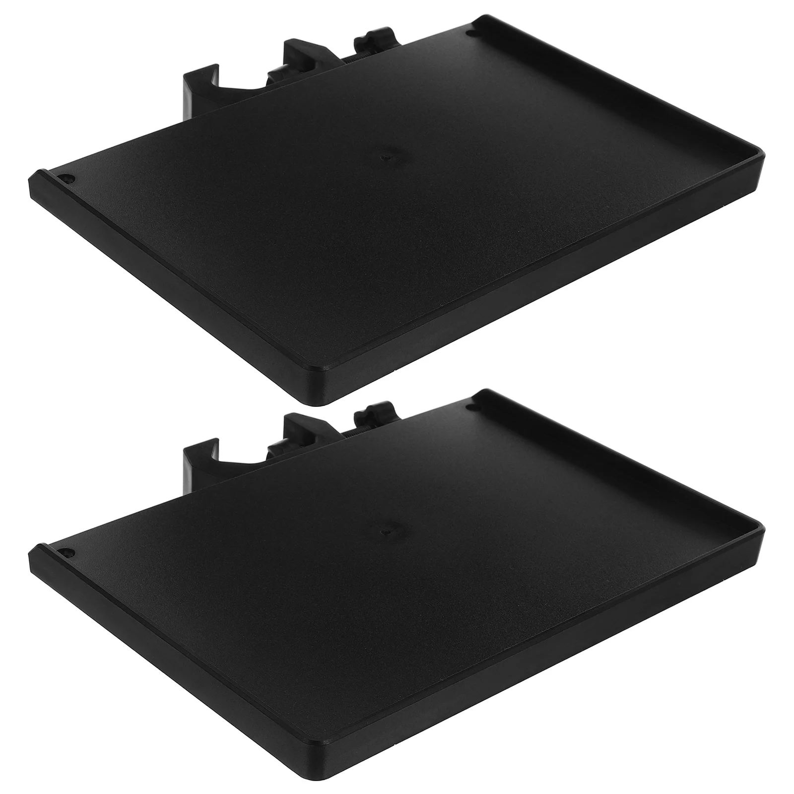 

2Pcs Clamp-on Mic Stand Tray Universal Microphone Holder Mount Shelf Rack for 25mm Card Clamp Shelf