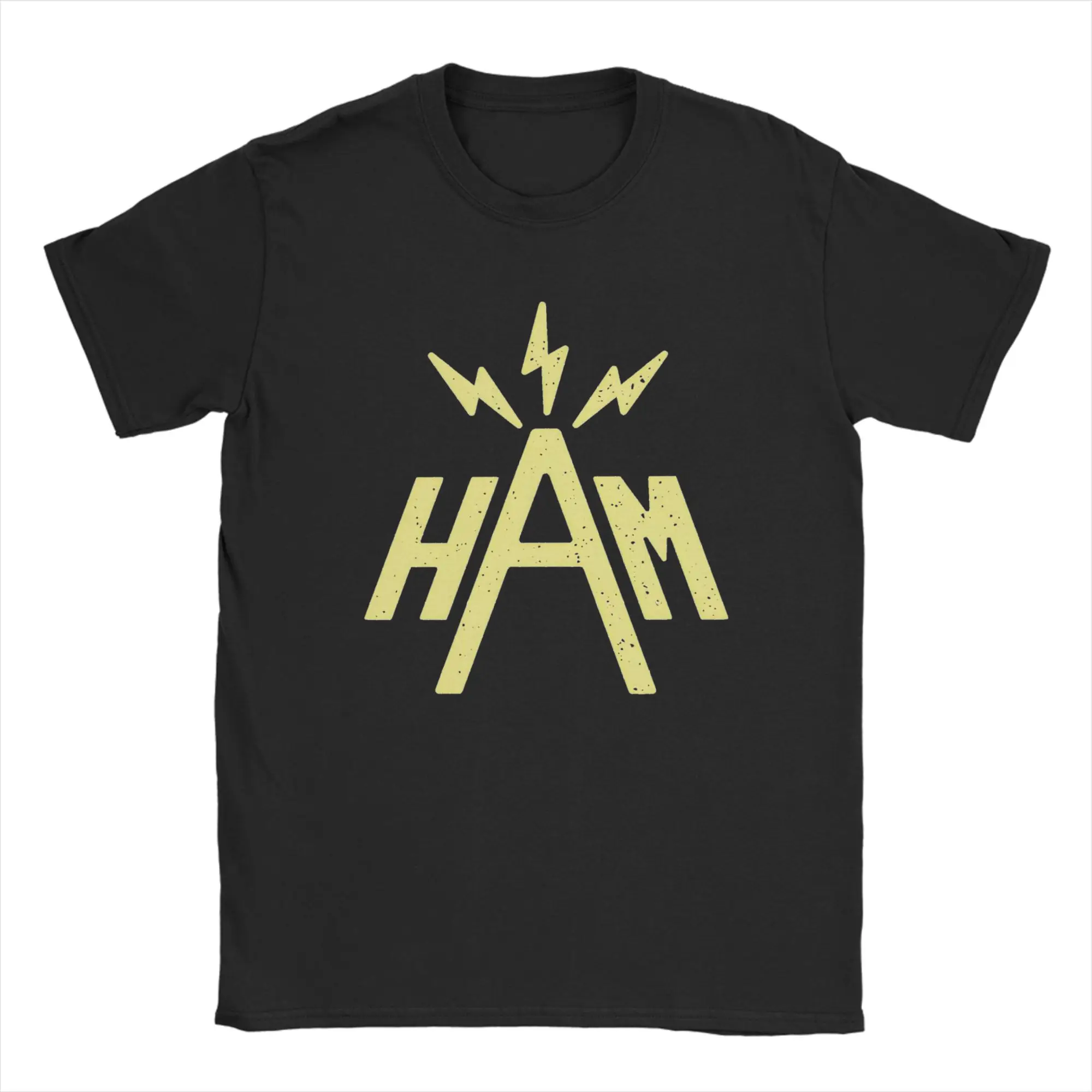 HAM Radio T Shirts Men Women's Cotton Novelty T-Shirt O Neck Amateur Radio Frequency Tees Short Sleeve Clothing Birthday Gift