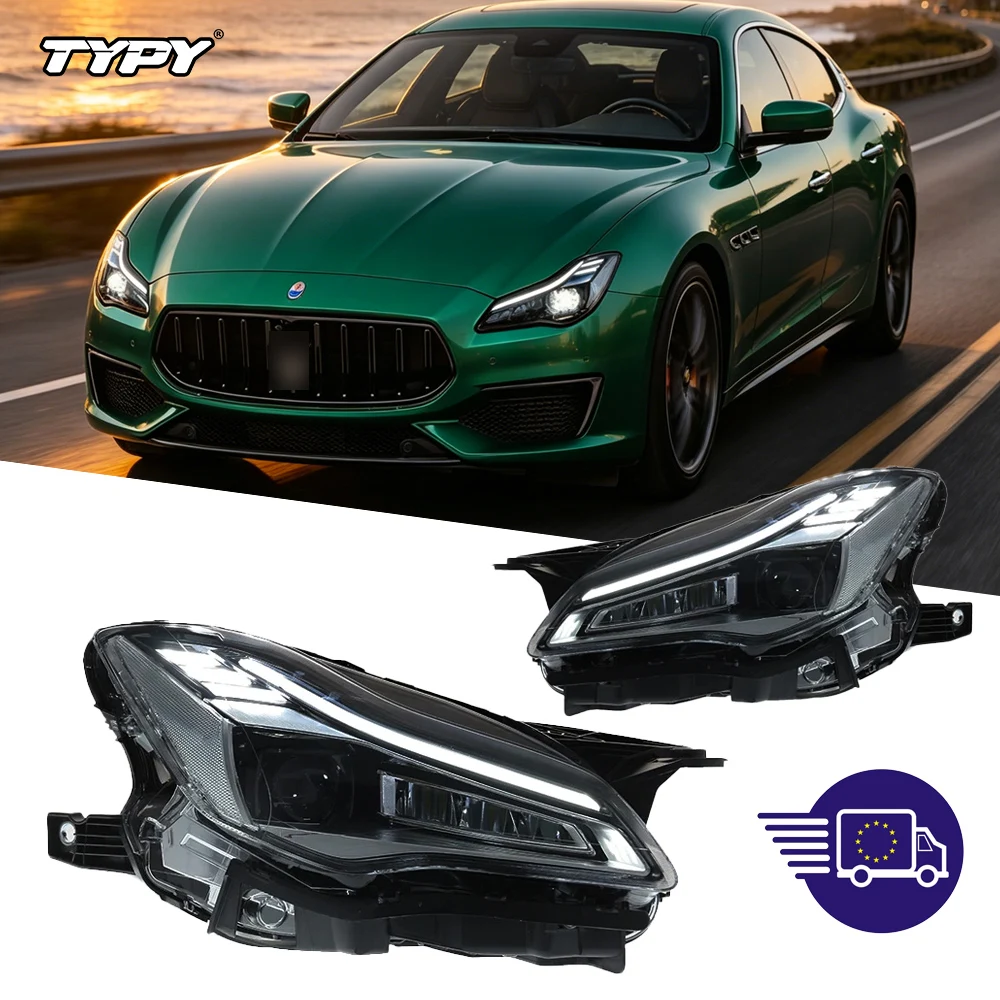 

Светодиодные фары для Maserati Quattroporte 2013-2021, полный комплект для модернизации передних фар на LED