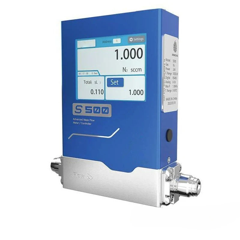 Digital Gas Flow Controller S500 Adjustable Range Flow Meter for University Experiments