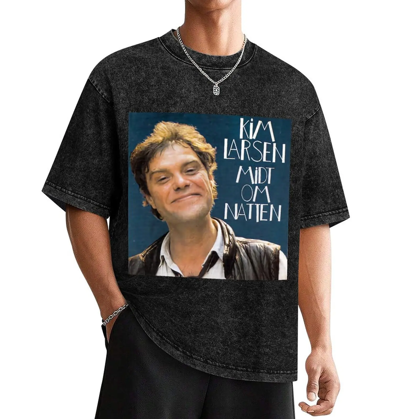 Kim Larsen Midt Om Natten T-Shirt summer clothes shirts graphic men t shirts high quality