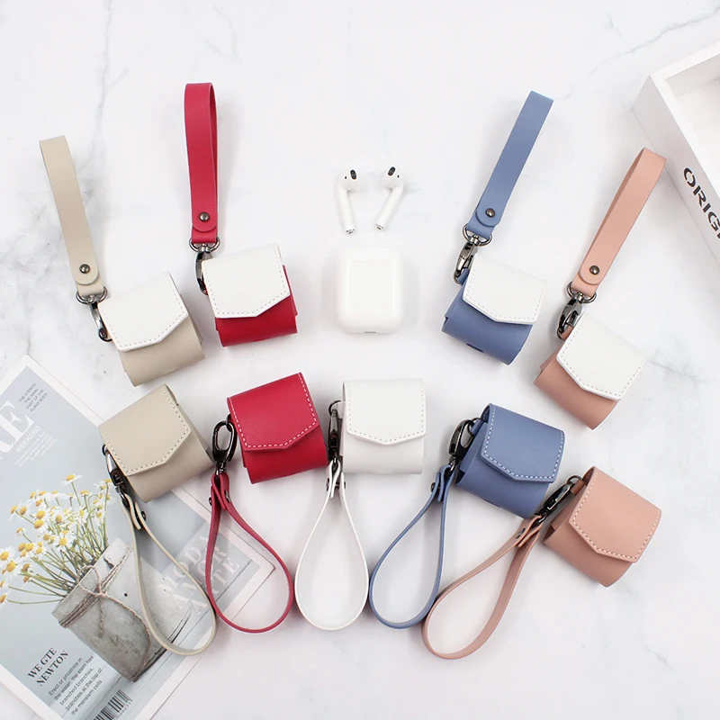 AirPods Case Protective Case for AirPods, Personalised Trend, Leather Protective Case, Compatible with Apple AirPods 2nd and 1st