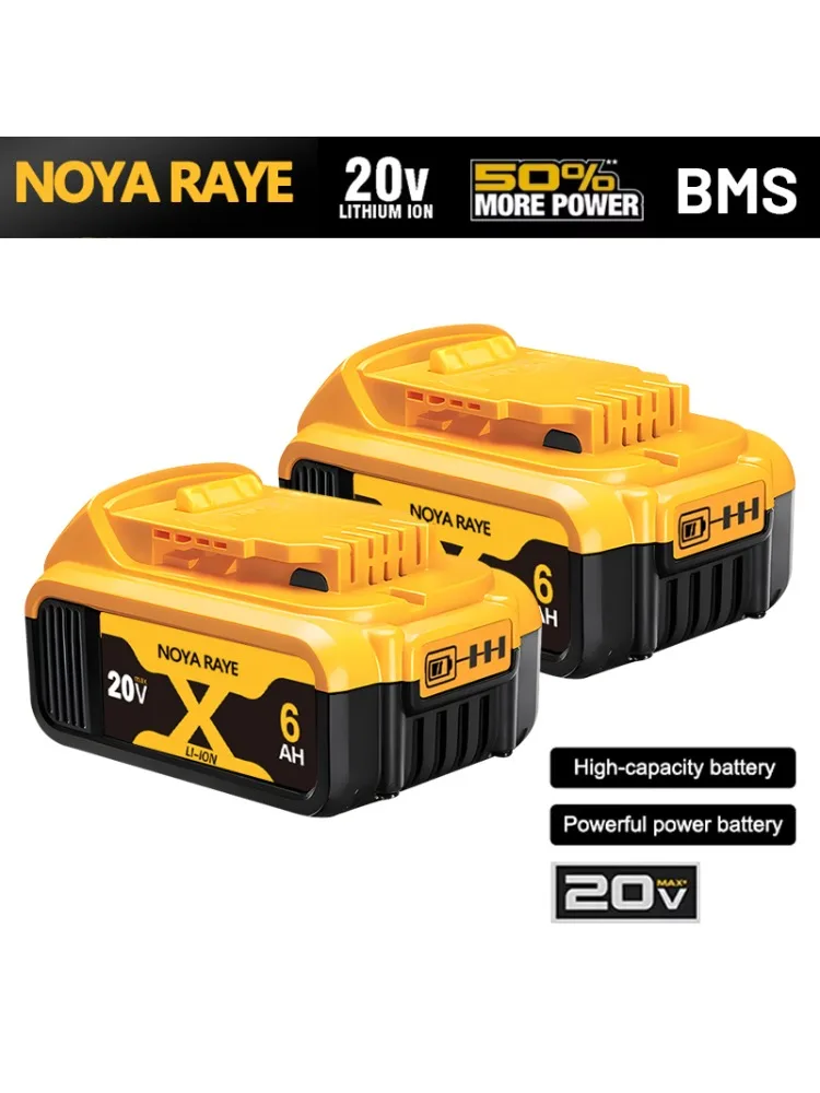 1/2/3pcs for Dewalt replacement battery, compatible with Dewalt 18V, 20V tool battery, DCB200, 2AH,5