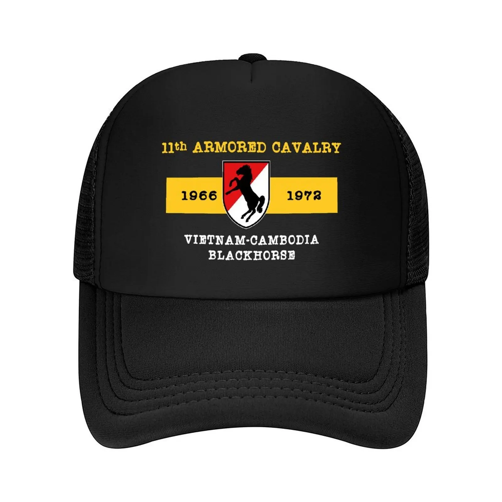 

11th Armored Cavalry Regiment/ Vietnam - Cambodia Baseball Cap Wild Ball Hat Sun Cap Snap Back Hat Female Men's