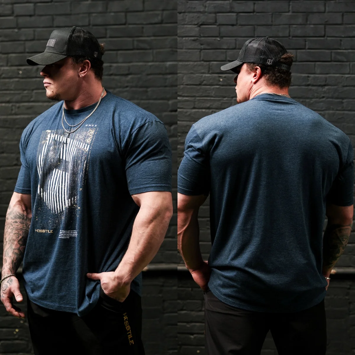 New Summer Parallel Tee - Hosstile _ Men’s Bodybuilding Gym T-Shirt