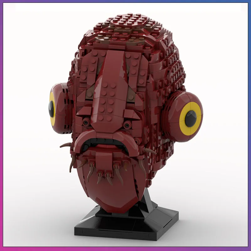 

777PCS MOC Star Battle Admiral Ackbar Helmets Model Building Blocks Bricks Education Creative Assembly Toy Kids Birthday Gift