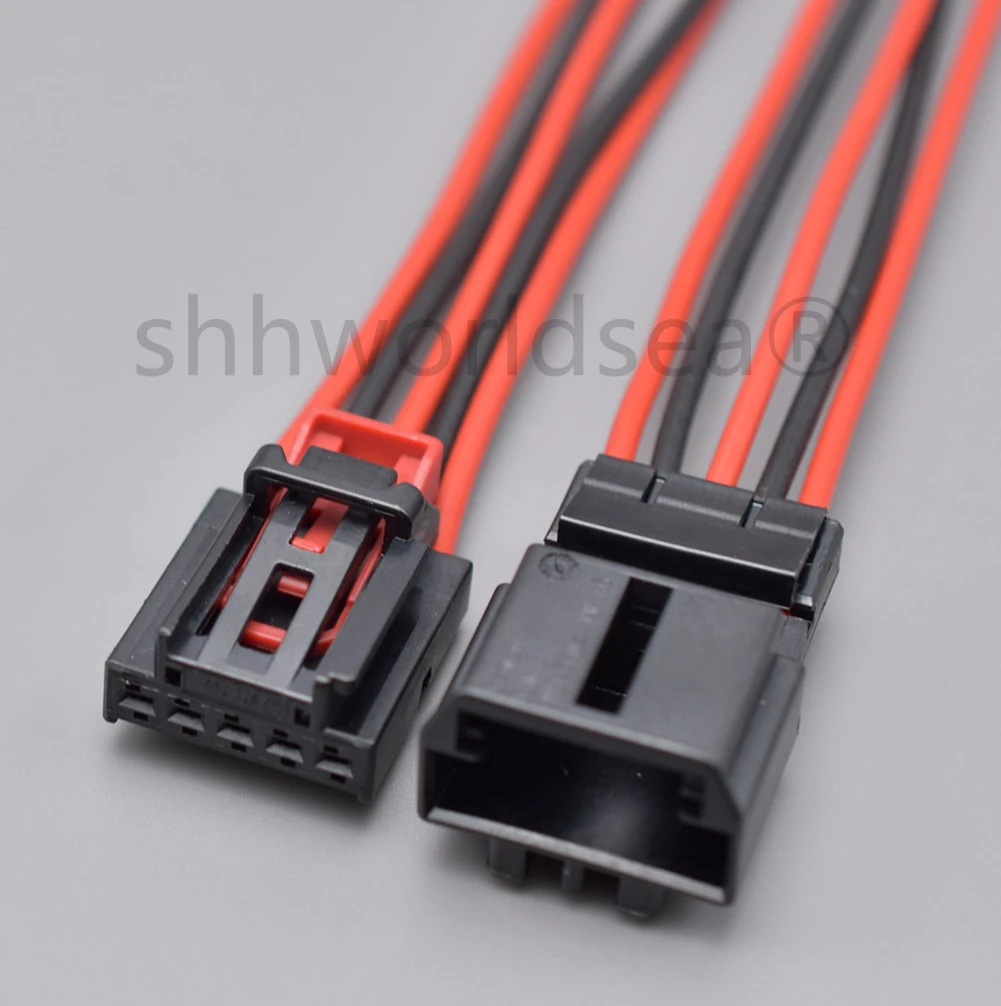 worldgolden 5 Ways Auto Parts 5G0972715 5K0972705 Automobile Taillight Wire Cable Socket For VW Audi Auto Electrical Connector