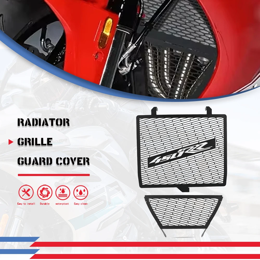 

Motorcycle Accessories For KOVE 450RR 450 RR 2023 2024 2025 2026 Radiator Guard Grill Cover Water Tank Protective Protector