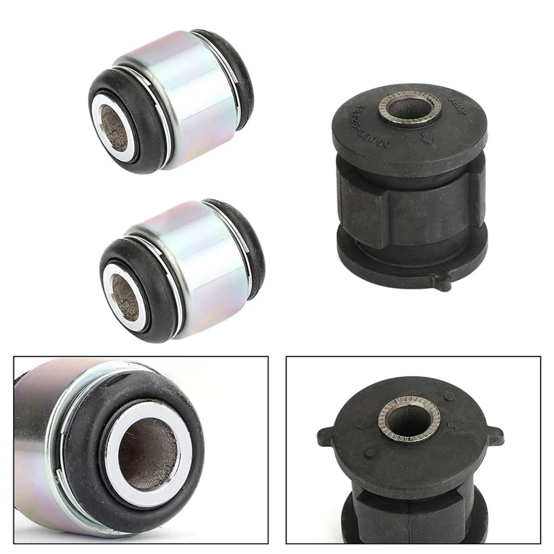 3 PCS Rear Arm Bushing Assembly For Toyota Highlander Camry Avalon Areyourshop Lexus 48725-33050 42210-20010