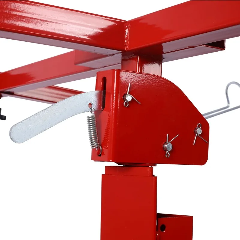 13FT Drywall Lift Sheetrock Lift, 150LBS Drywall Lift Panel Hoist with 4 Lockable Wheels for Ceiling, Drywall Rolling Lifter Pan