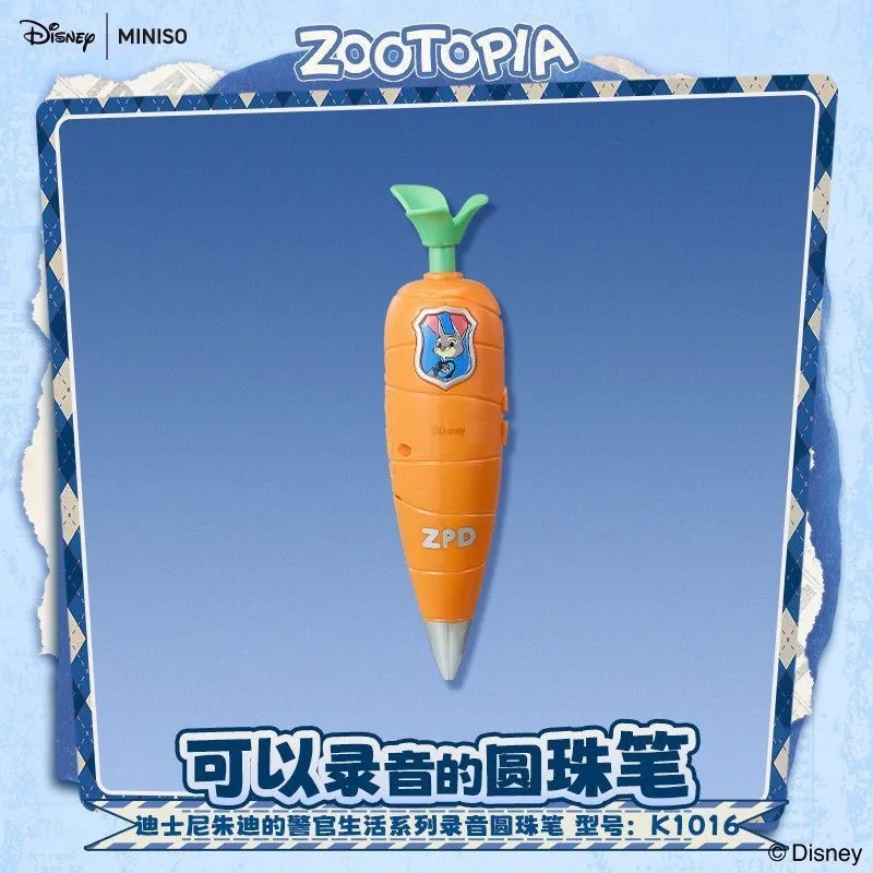 ปากกาดิสนีย์แท้ ซูโทเปีย 2 จูดี้ แครอท ปากกาการ์ตูนน่ารัก ปากกาเสียงร้องของจูดี้ กระต่าย ปากกาบันทึกเสียง ปากกาลูกลื่นลายอนิเมะ