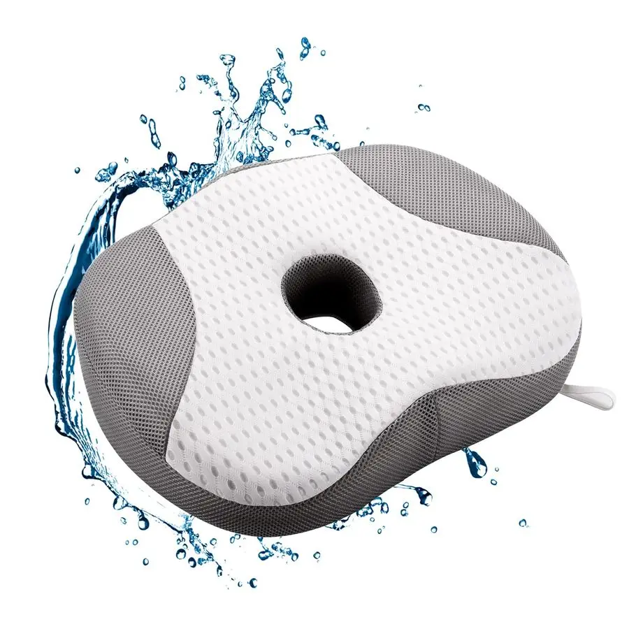 

Hot Tub Booster Seat, Weighted Hot Tub Pillow with Powerful NonSlip Suction Cups, 4D Air Mesh Ergonomic, Booster Cushion, Quick