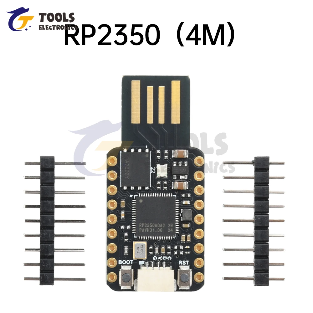 

4 м/16 м USB RP2350 мини-микроконтроллер макетная плата двухъядерный двойной архитектурный процессор RP2350A для Raspberry Pi