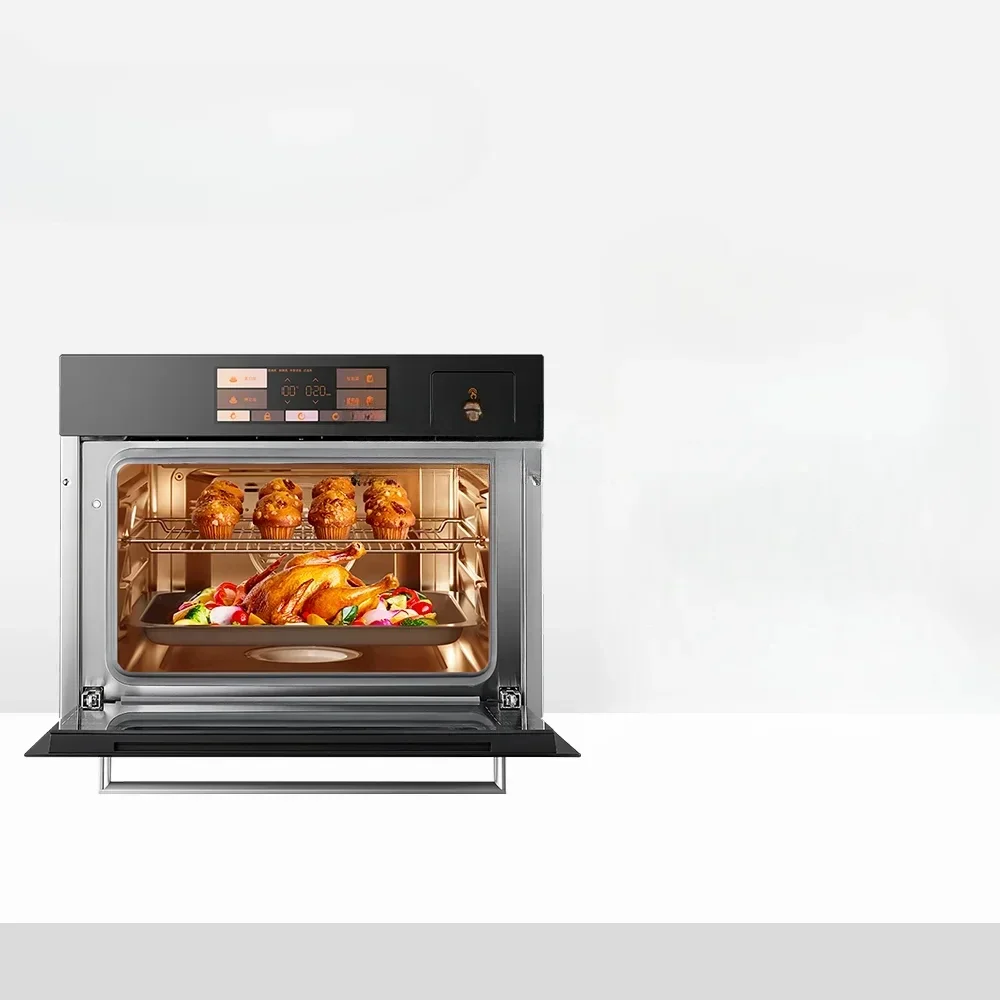 Steaming, Baking, Frying and Stewing All-in-One Machine EF1 Intelligent Color Film Embedded Electronic Steam Oven Household