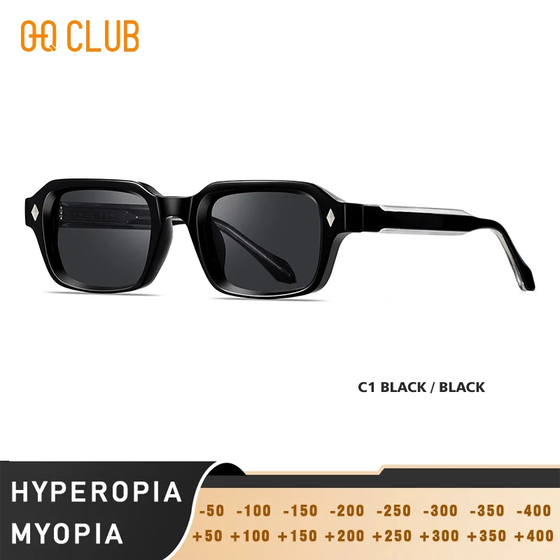 O-Q CLUB Uv400 Gepolariseerde Zonnebril Mannen 2024 Lunette Heren Bril Vrouwen Brillen Zonnebril Luxe Dames Oculairs Man Lenzen