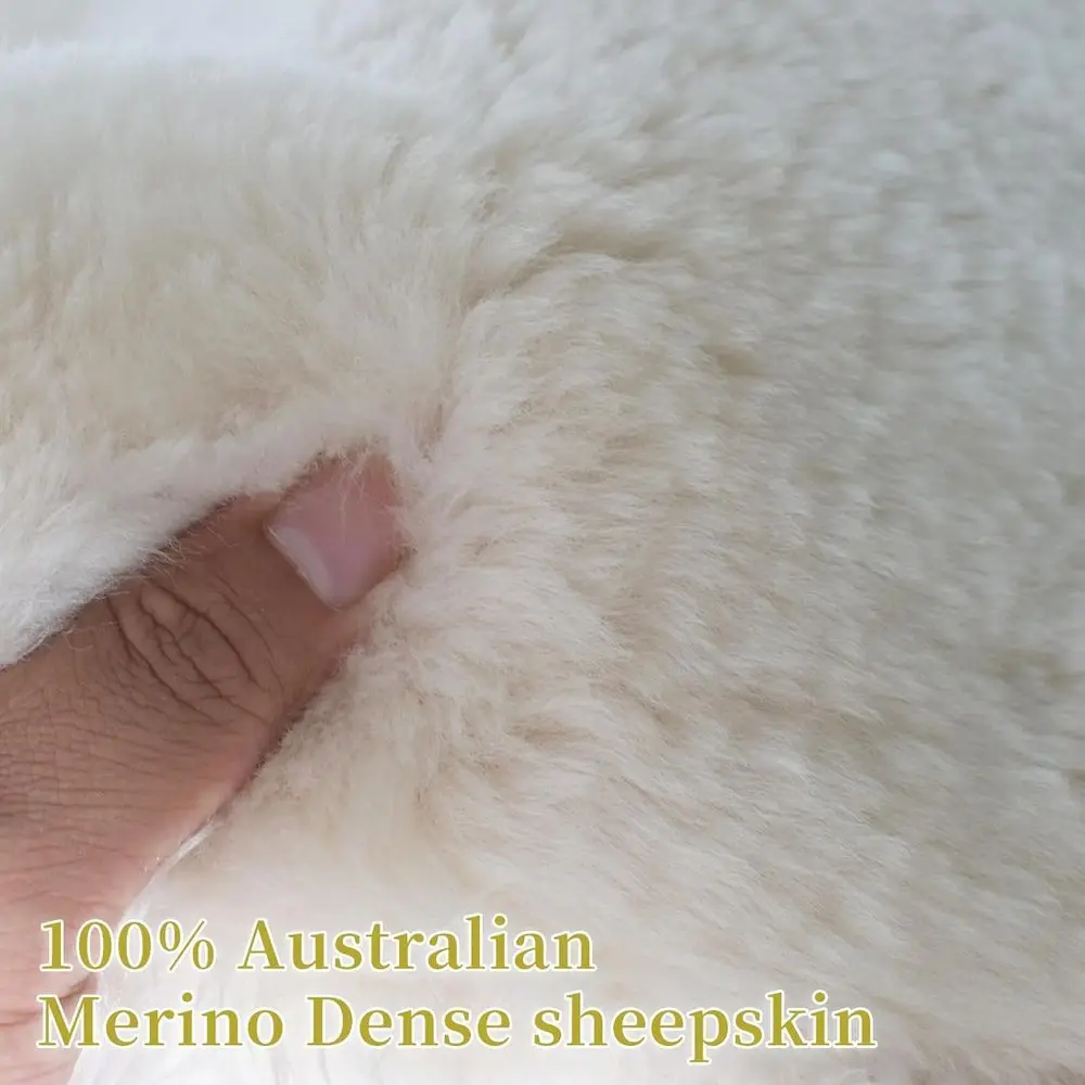 Aegis Cover Premium Sheepskin Car Seat Cover Front Wrap Australian Merino Wool, Universal Fit for RV SUV Truck Sedan Most Vehicl view 5