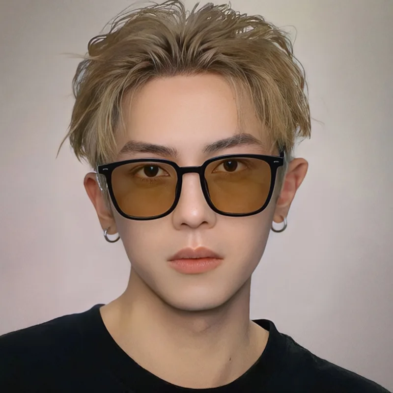 

New Sunglasses Men's Driving Anti-UV Sunglasses Concave Shape Ladies Long Frame Sunglasses UV400 Gafas De Sol Hombre