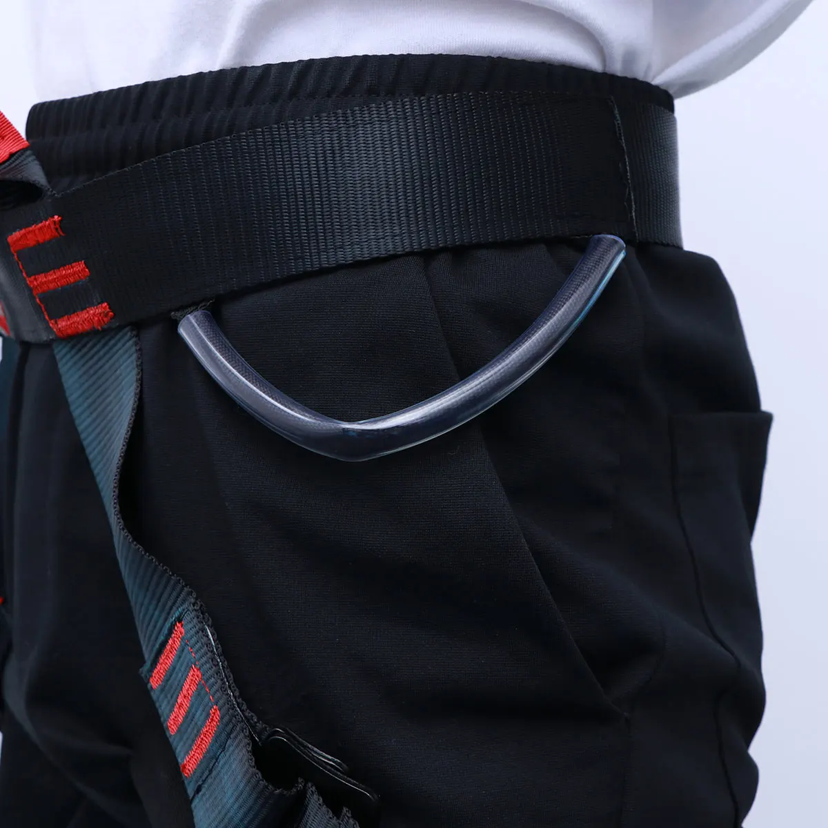 

Climbing Safety Harness Adjustable Waist Leg Ring Mountaineering Ski Boots Different Clothing Polyester Thickened Pad Greater