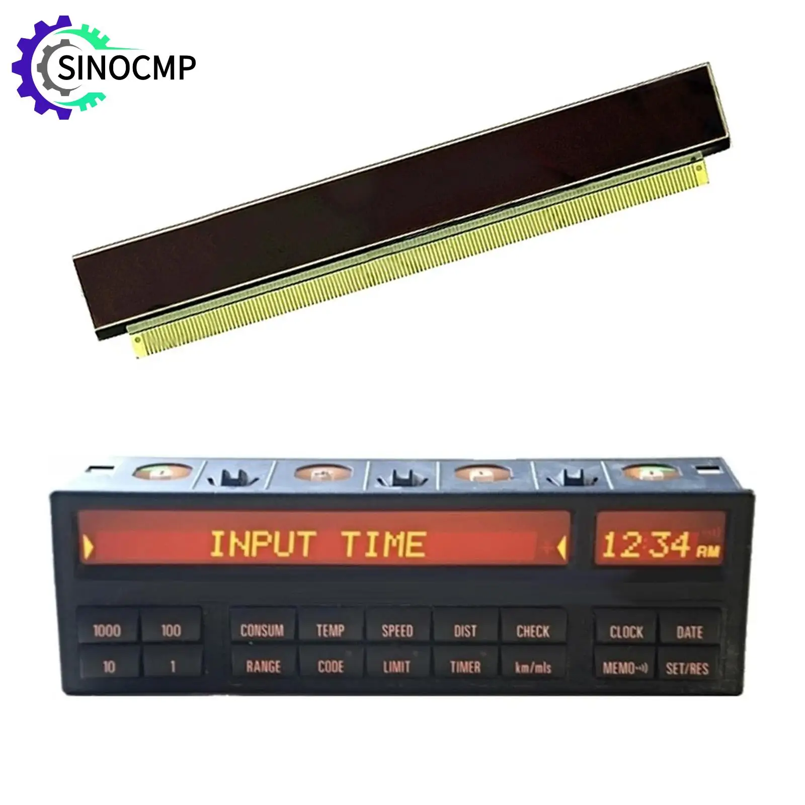 LCD Display For BMW E36 318i 320i 323i 325i 328i M3 18-Button On Board Computer Check OBC Screen 65818357684 621383840 8357683