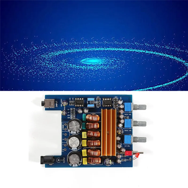 Y43A-TPA3116 Digital Amplifier Board Module Class D 2.1 High Power Multifunction 20Hz-20Khz Digital Amplifier Board Durable