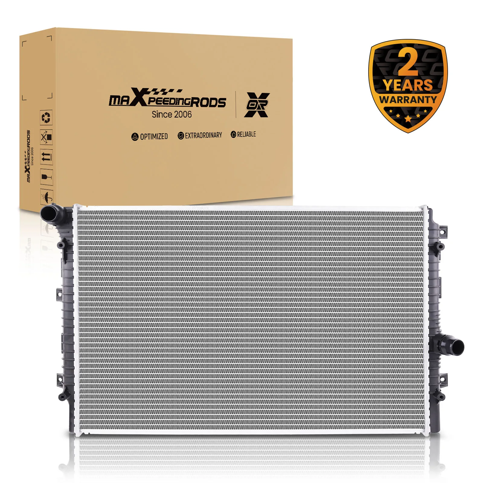 Aluminum Radiator For Volkswagen Beetle 2.0L 2016-2017 5C0121251K 5C0-121-251-K