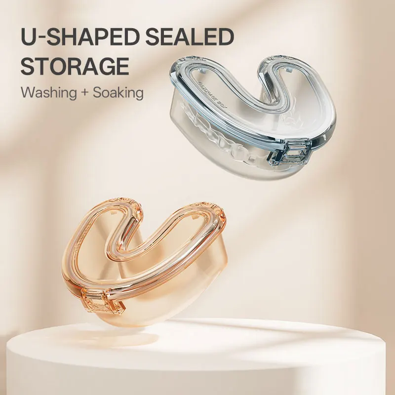 Leakproof U-Shaped Sealing Clip Box Portable Travel Storage Food-Grade Silicone Seal for Washing Soaking