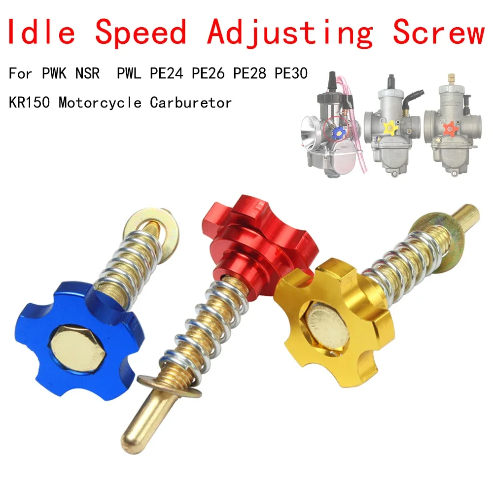 

Carburetor Idle Speed Adjusting Screw kit For PWK NSR PWL PE24 PE26 PE28 PE30 KR150 motorcycle Carbs