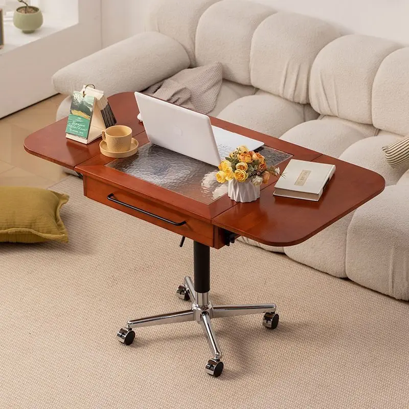 mobile lifting dining table folding dual-purpose multi-functional sofa coffee table living room small apartment