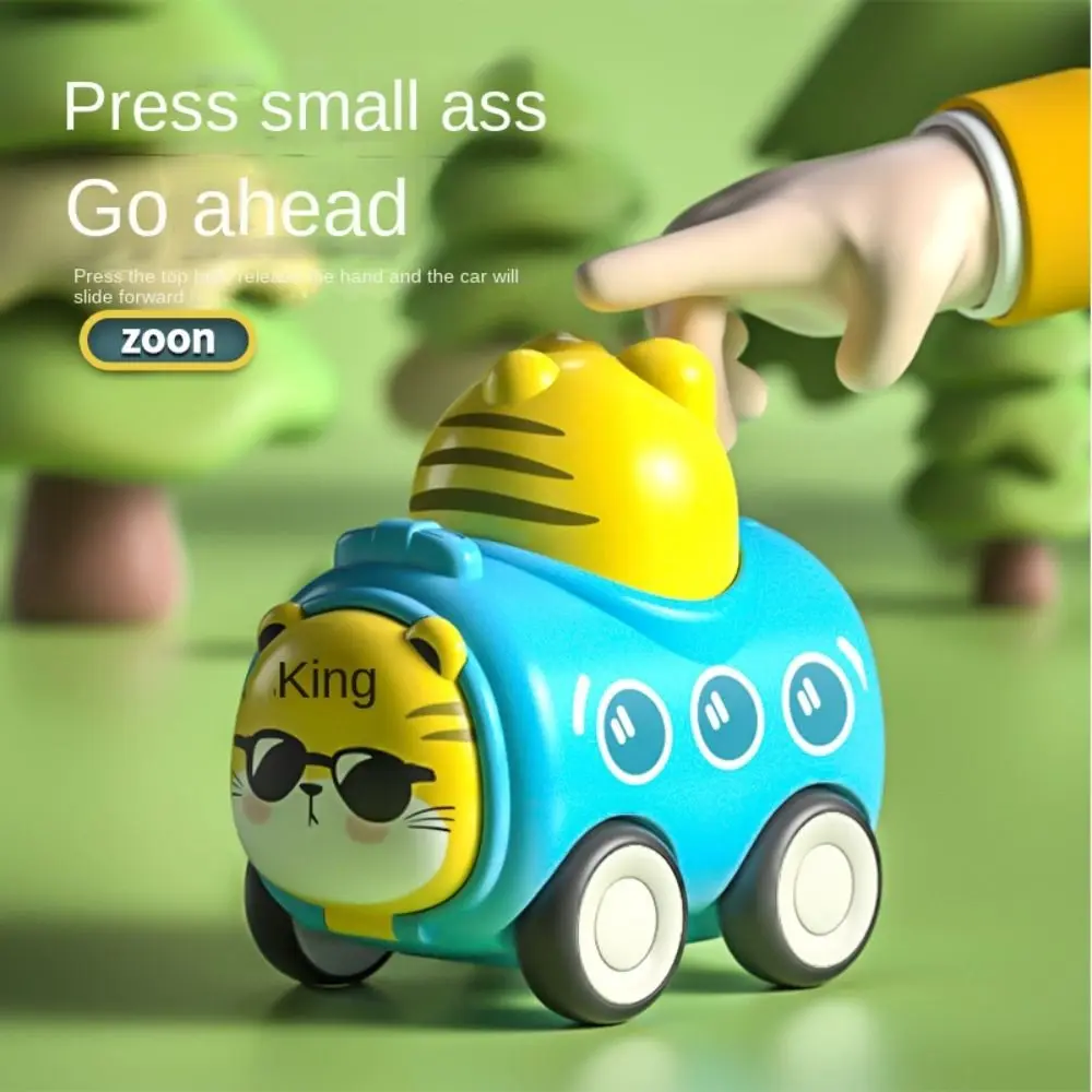 Ladder Truck Inertia Toy Car Cartoon Animal Tipper Truck Mini Inertial Engineering Car Toys Mixer Excavator Construction Trucks