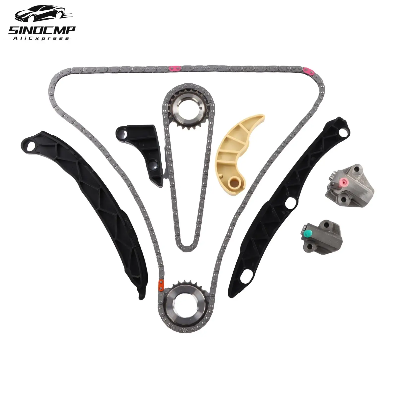 

Timing Chain Kit W/Oil Pump Gear For Hyundai Kia Sonata Optima Hybrid G4KH G4KC 2.4L Engines Timing System Accessories