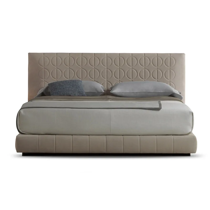 

Italy, soft bed, technical cloth, modern, simple, fabric, Nordic