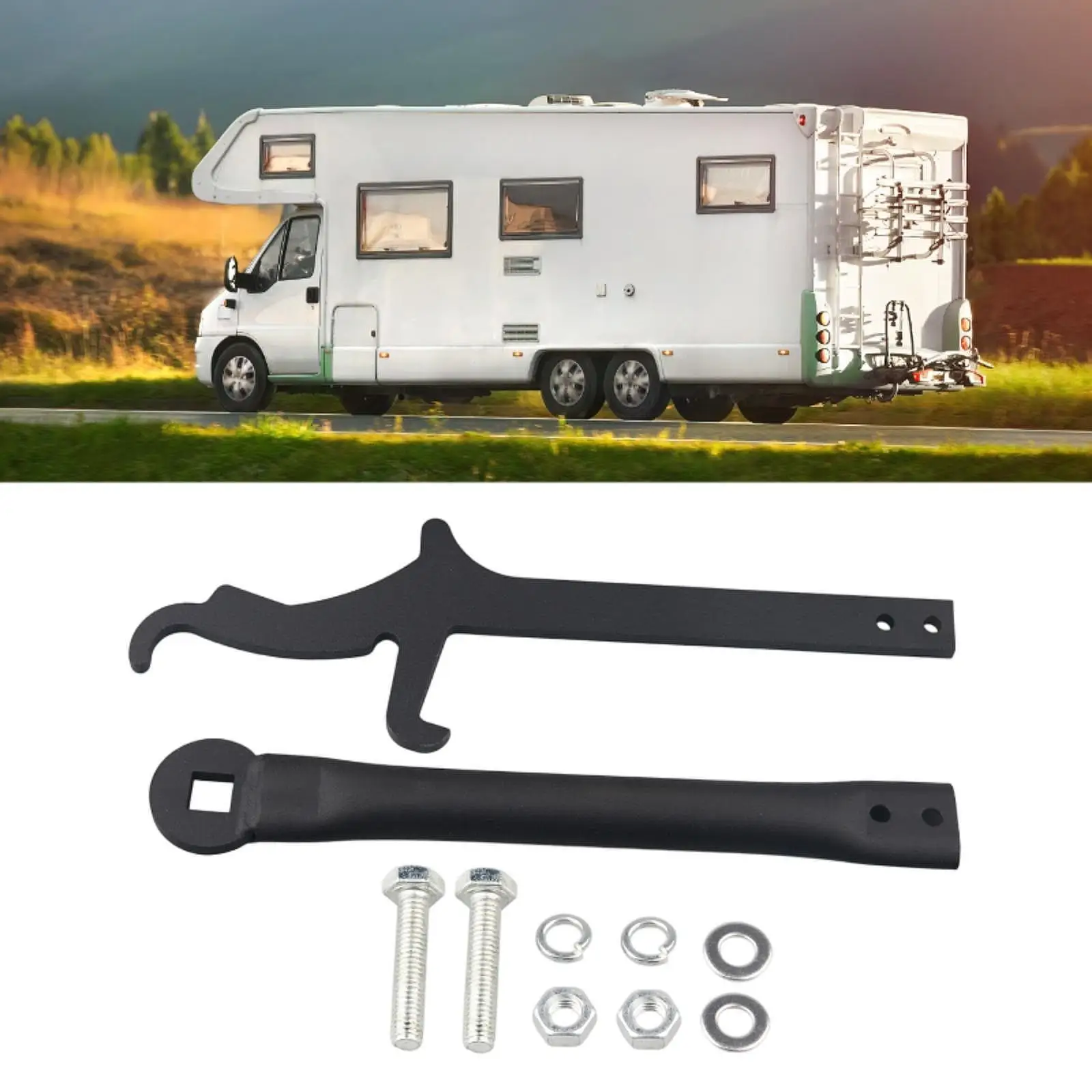 

Tow Bar Lifting Tools Equipment Towing Centerline Weight Hitch Lift Kit for Trailer Use Carbon Steel Replacement